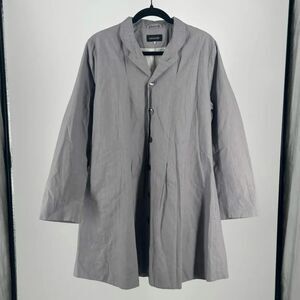 Eskandar Linen Striped Jacket Size 0